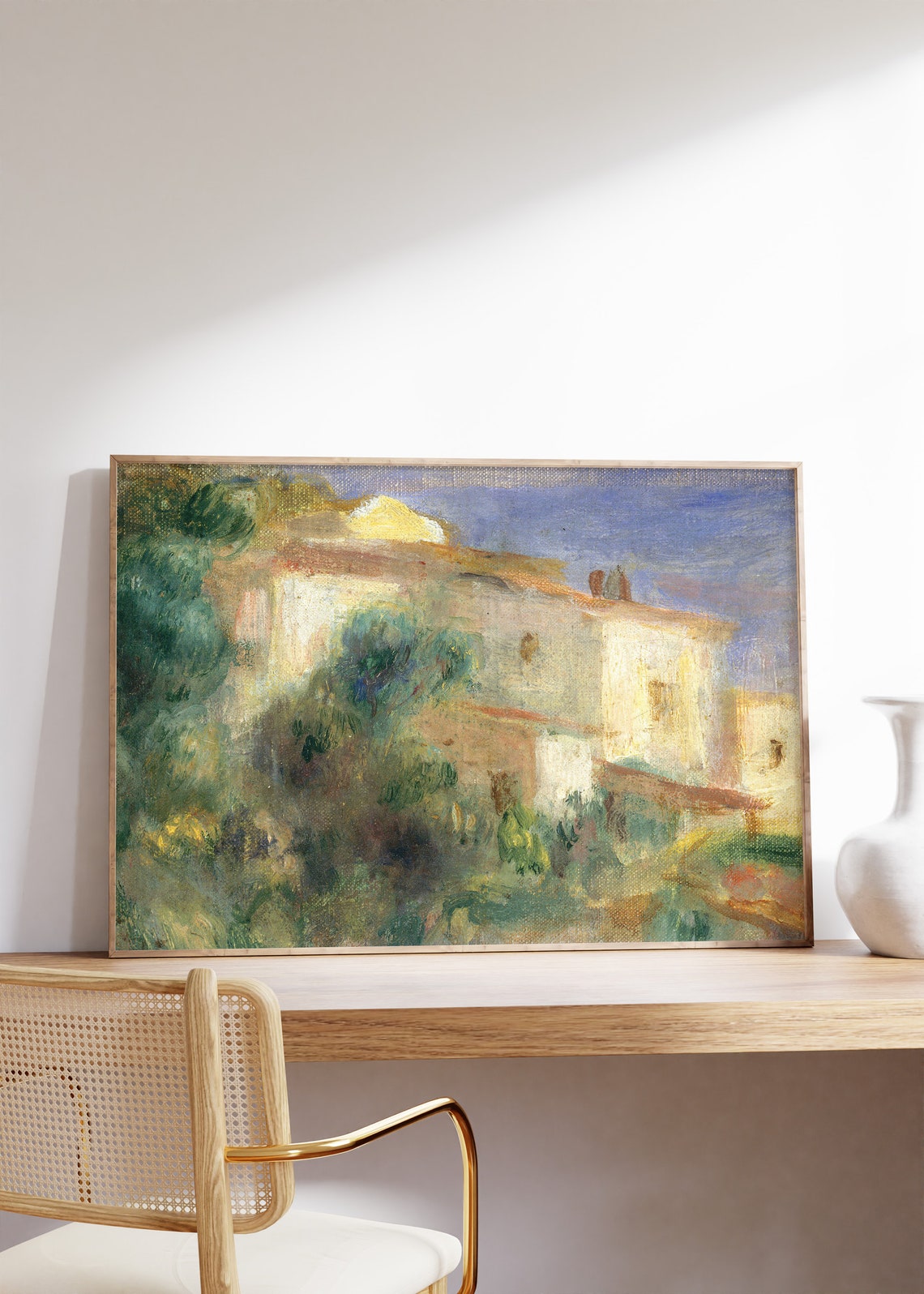 Renoir Maison de la Poste Cagnes 1906 White House Garden Poster