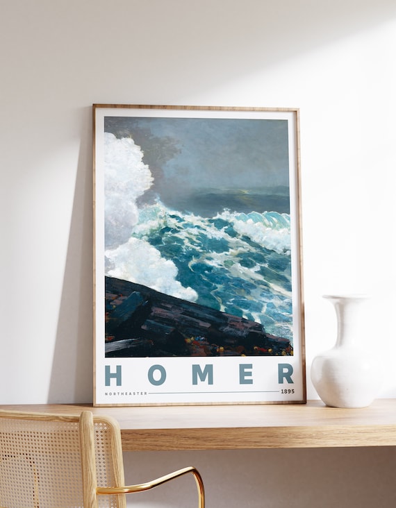 Winslow Homer Northeaster 1895 Poster