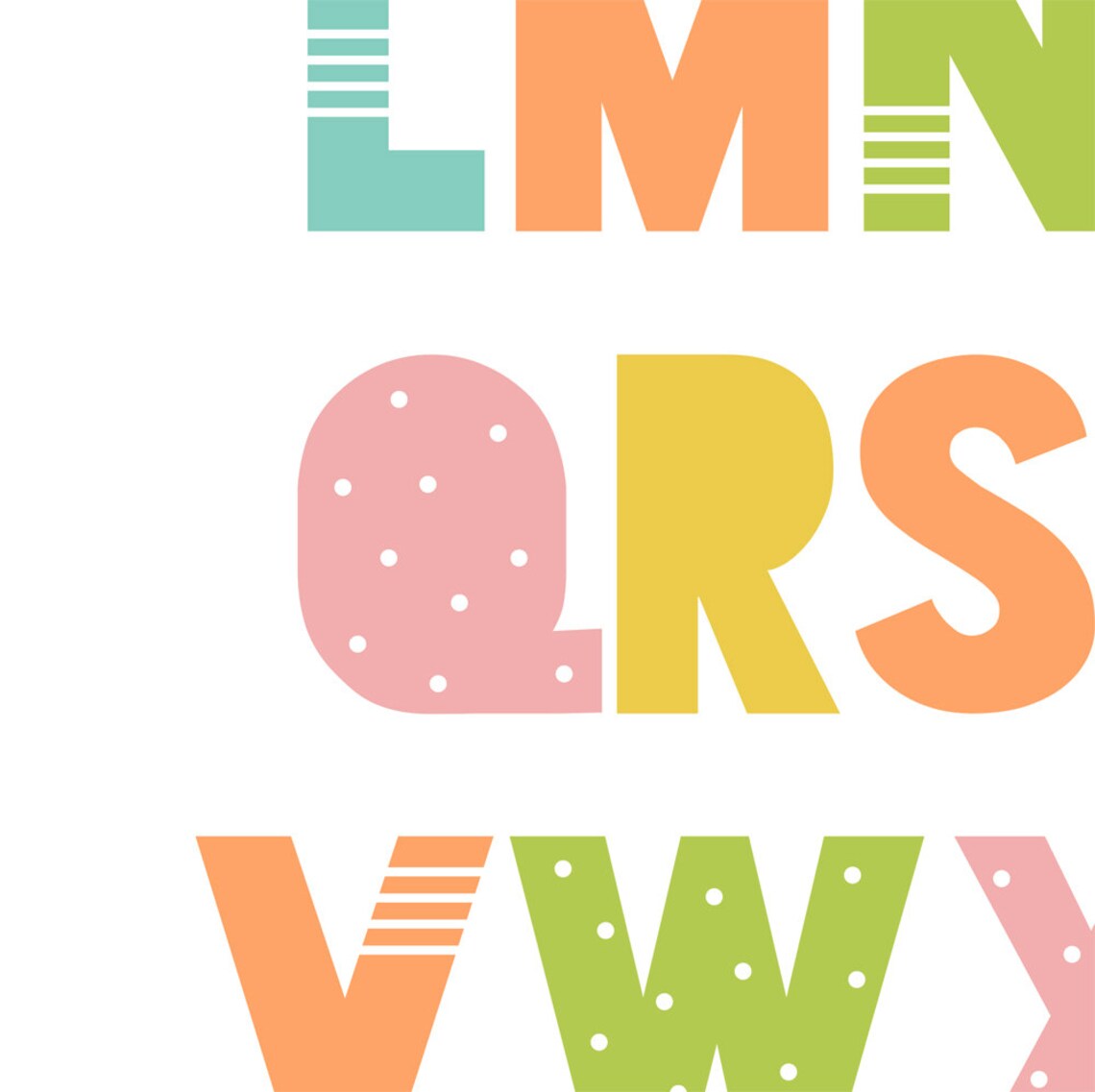 ABC Kids Alphabet Art Print for Nursery Playroom - Image 4