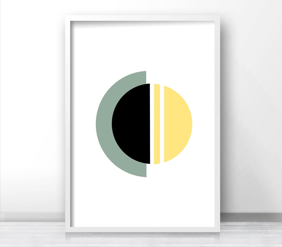 Modern Geometric Minimalist Abstract Art Print - Image 4