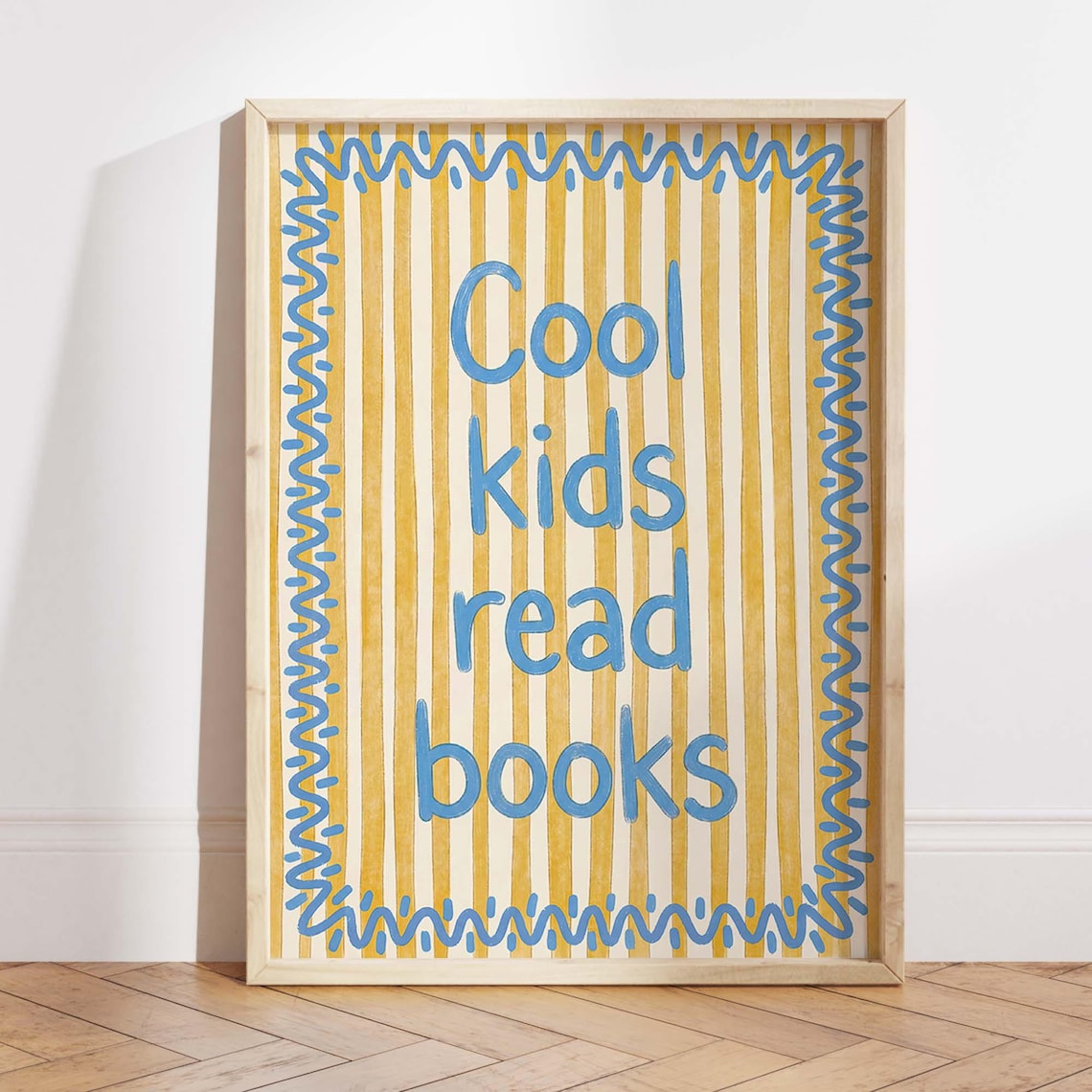 Cool Kids Read Books Quote, Nursery Decor