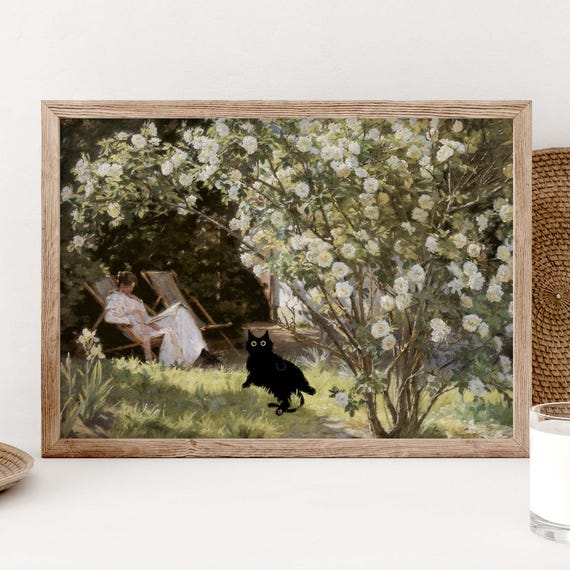 Cat Print, Funny Gift Home Decor Art Print