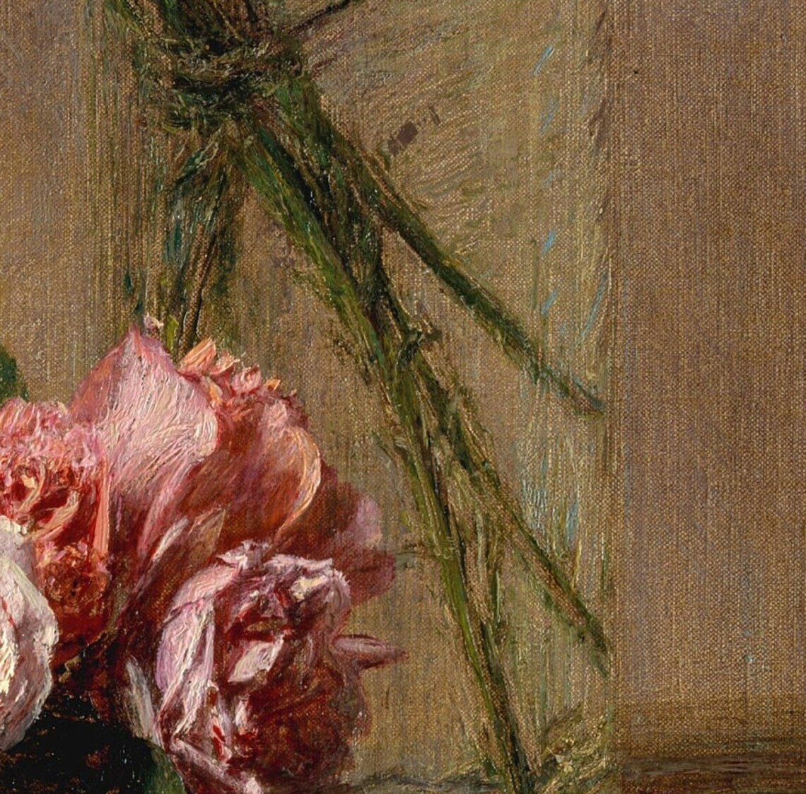 Henri Fantin Latour White Lilies Roses Still Life Classic Poster - Image 2