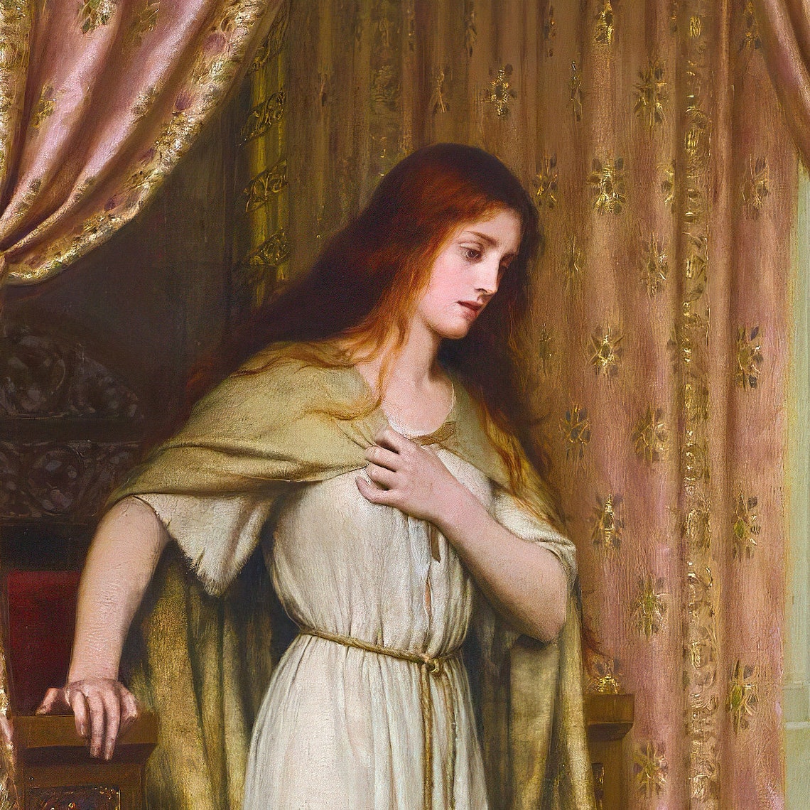 Edmund Blair Leighton King And Beggar Maid Medieval Romance Poster - Image 3