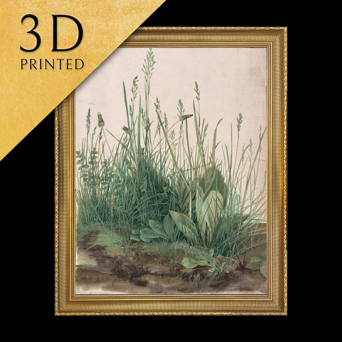 Albrecht Durer Great Piece of Turf Vintage Botanical Art Print