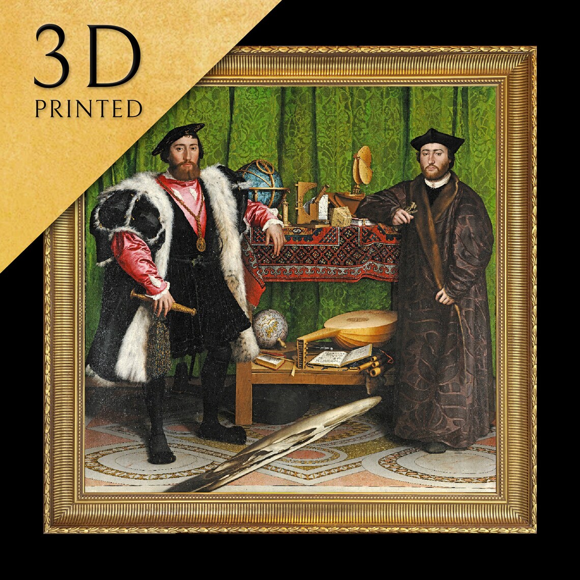 The Ambassadors by Hans Holbein Art Print