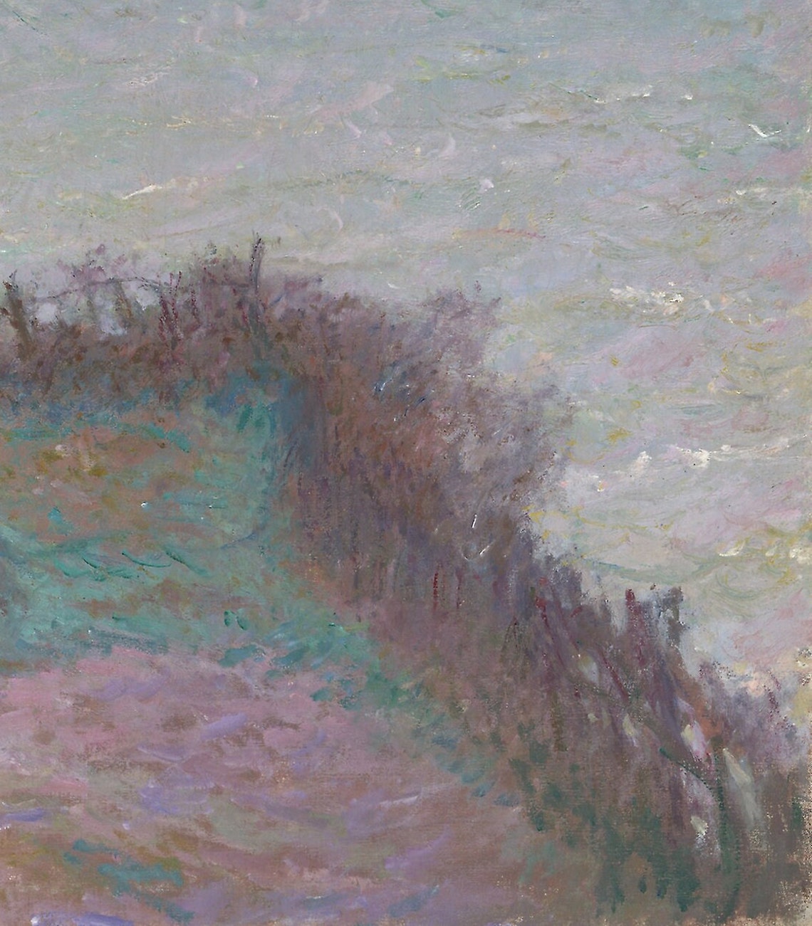 Claude Monet The Customs House At Varengeville Textured Poster - Image 3