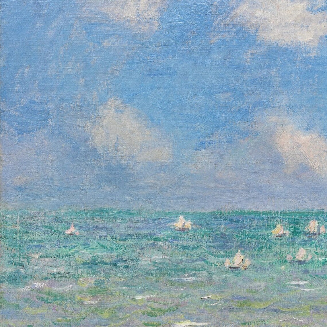 Cliff Walk at Pourville by Claude Monet Impressionist Coastal Cliff Poster - Image 2
