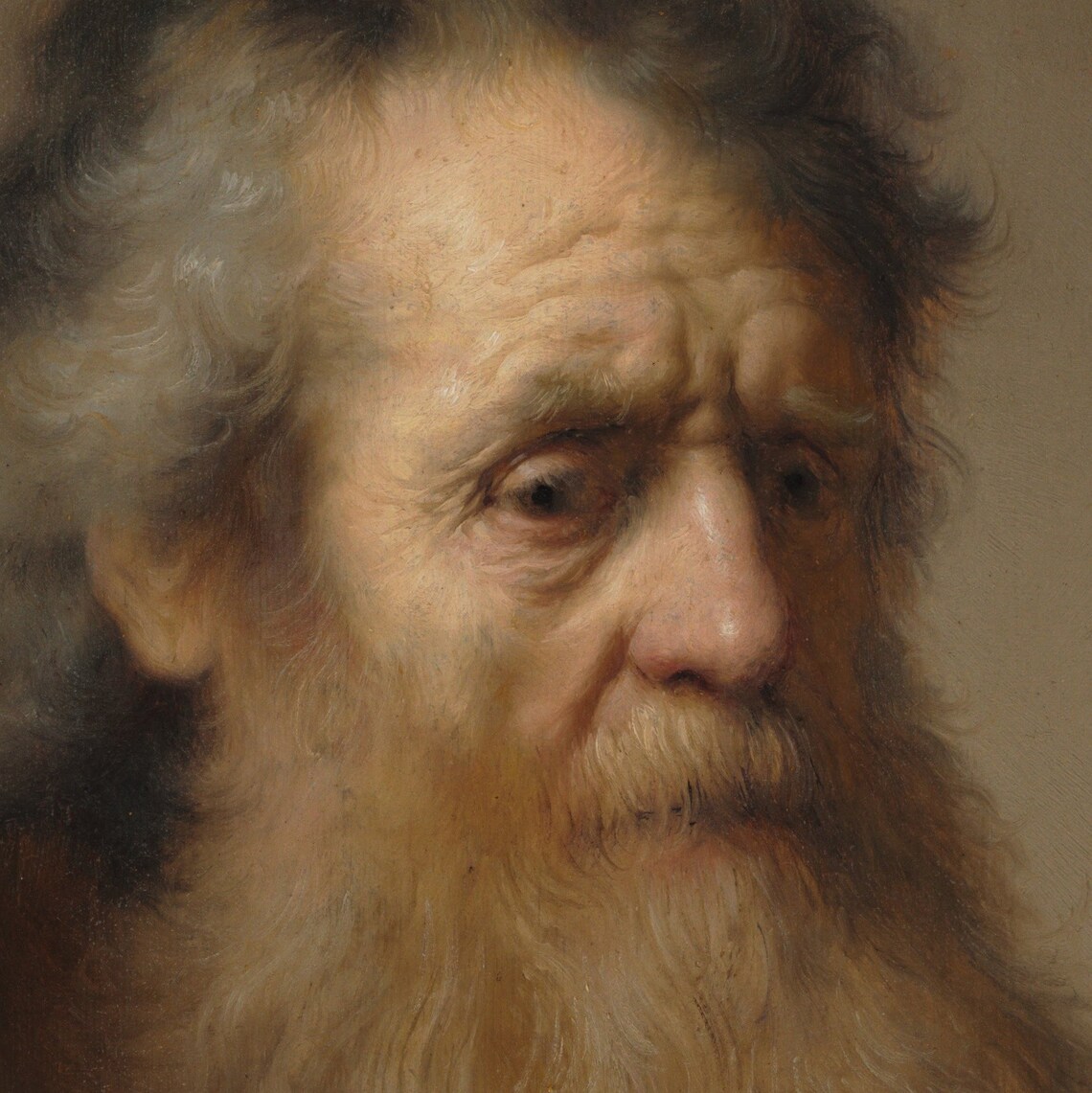 Rembrandt Portrait Of An Old Man Art Print - Image 3