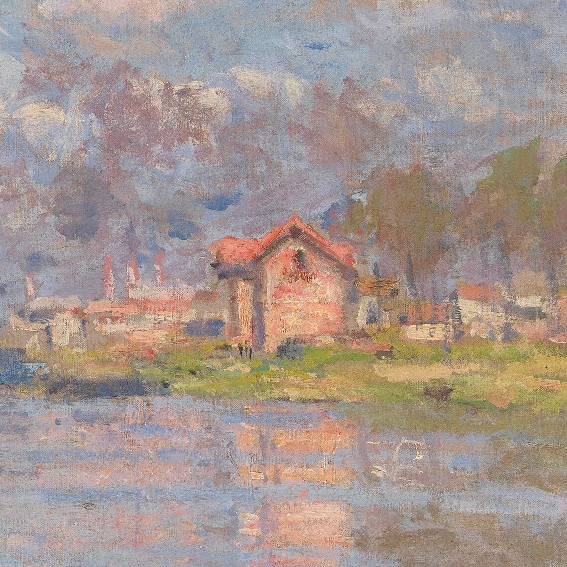 Spring By The Seine, Monet-Inspired Art Print - Image 2