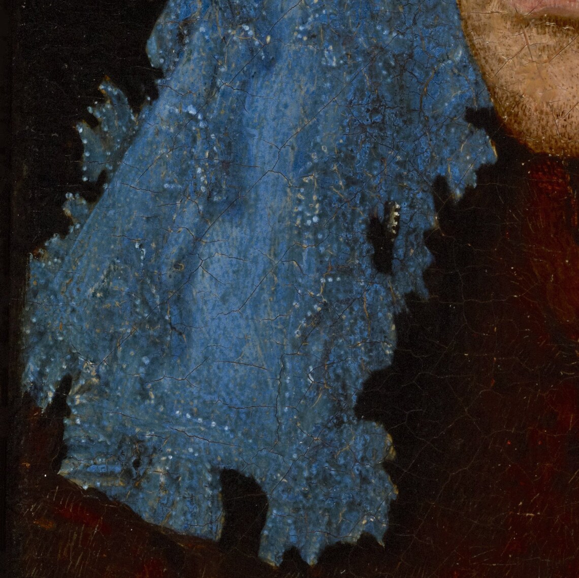 Jan van Eyck Portrait of a Man in Blue Chaperon 1433 Renaissance Print - Image 2