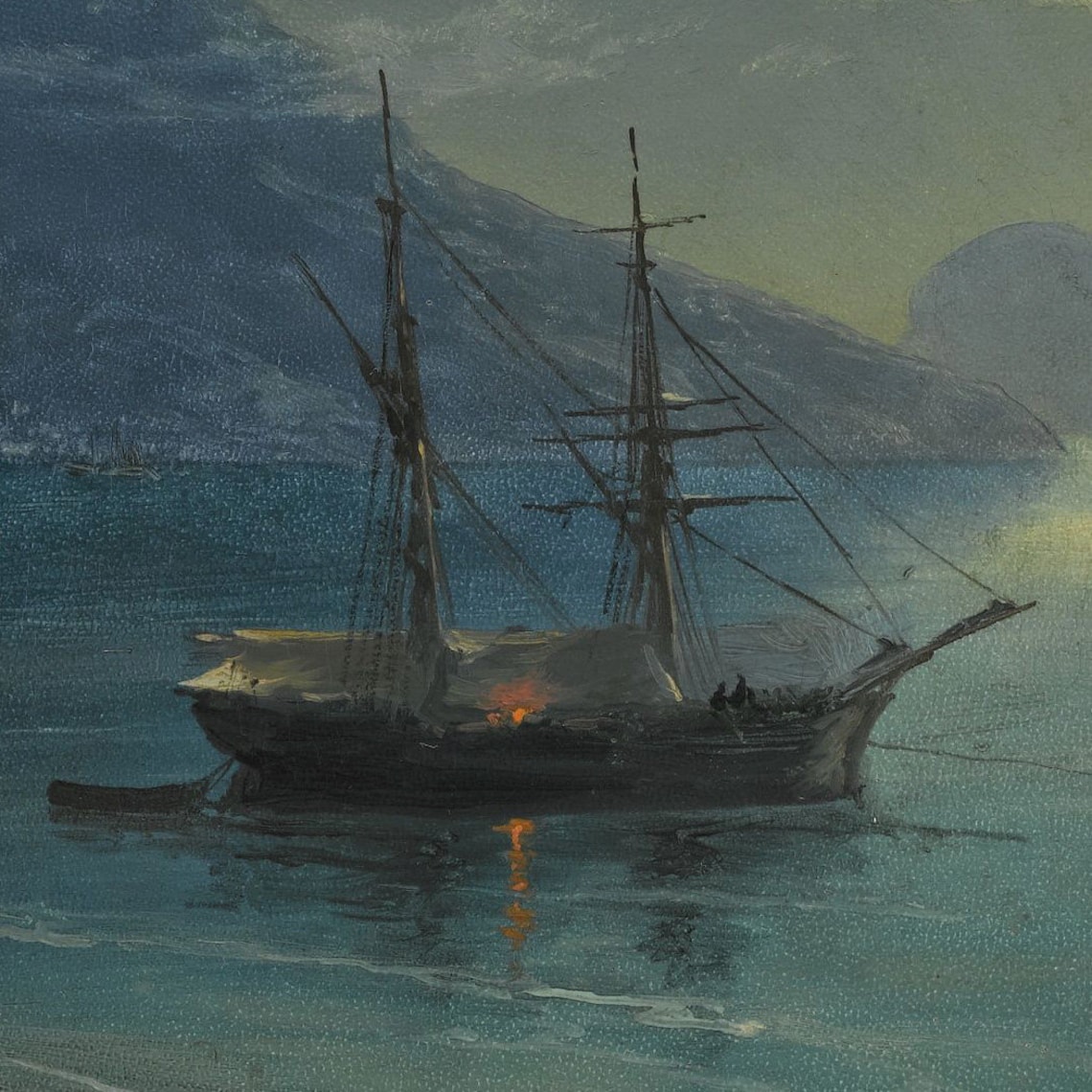 Evening In Crimea, Ivan Aivazovsky-Inspired Art Print - Image 2