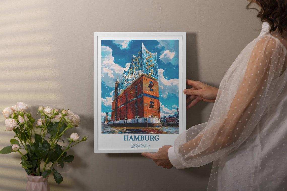 Elbphilharmonie Glass Concert Hall On Hamburg Waterfront Poster - Image 4