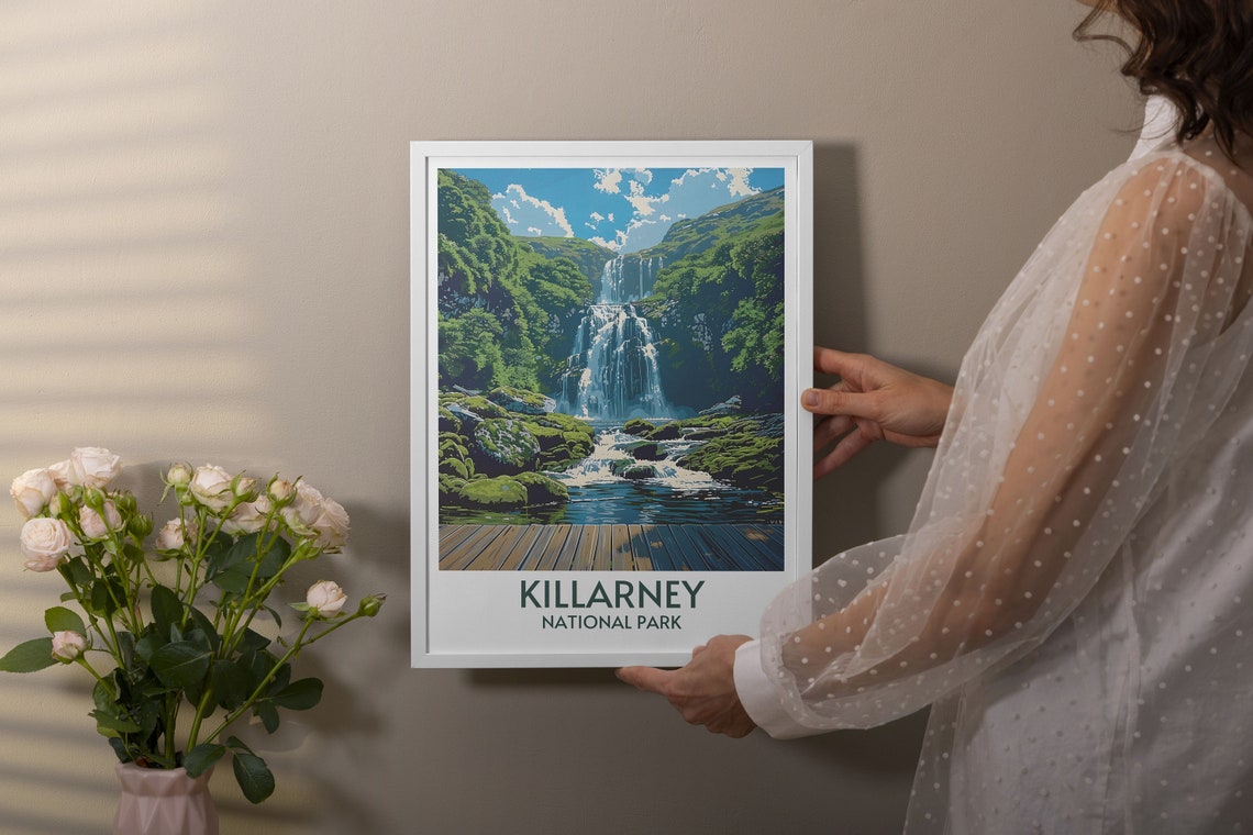 Killarney National Park Torc Waterfall Ireland Emerald Isle Poster - Image 4