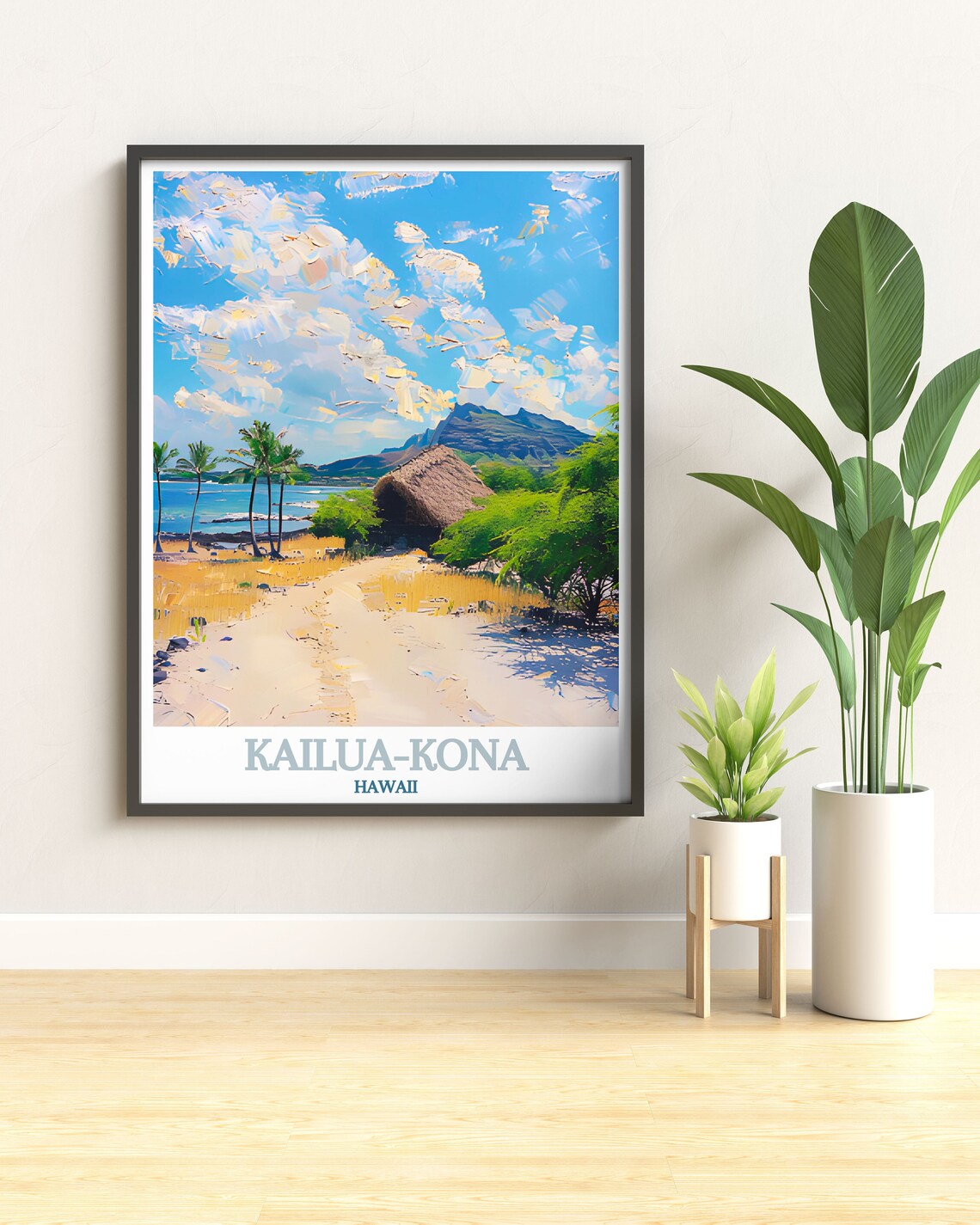 Kailuakona Wall Art Kalokohonokohau Poster Kalokohonokohau National Historical Park And Kailuakona Prints - Image 3