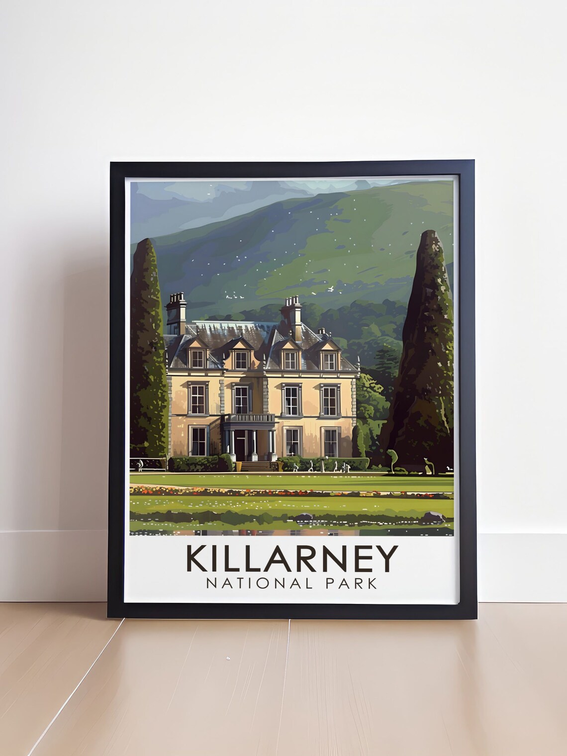 Killarney National Park Muckross House Elegant Gardens Ireland Poster - Image 4