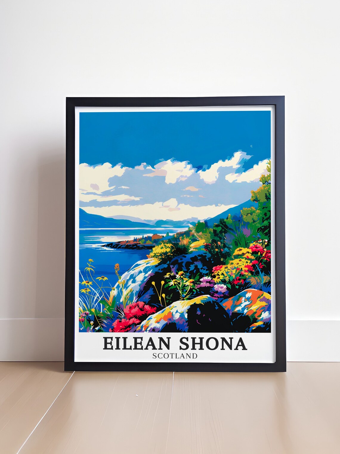 Eilean Shona Scotland Wildflower Loch Moidart Hebrides Poster - Image 4