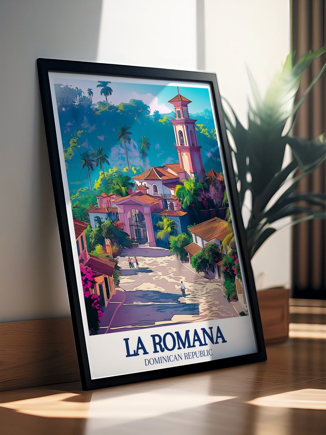 La Romana Dominican Republic Altos de Chavon Village Scene Poster - Image 3