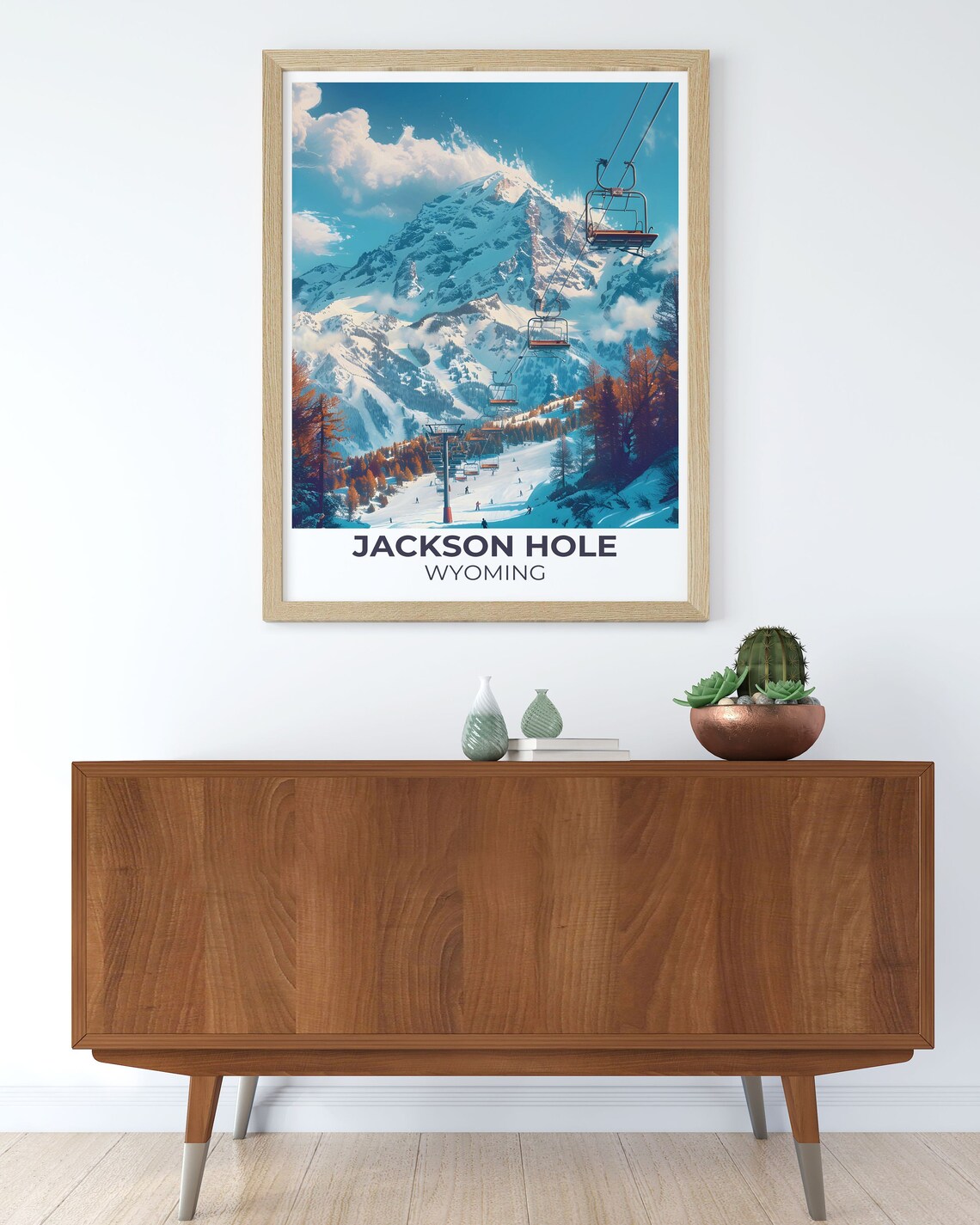 Jackson Hole Wyoming Landscape Art Print, Wild West - Image 3