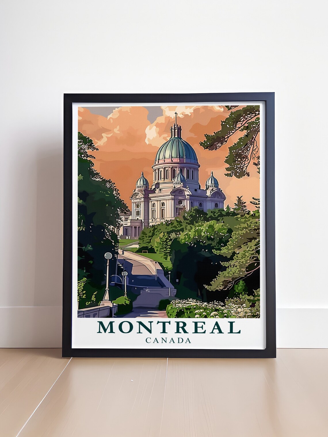 Montreal Saint Joseph's Oratory Travel Poster - Image 4