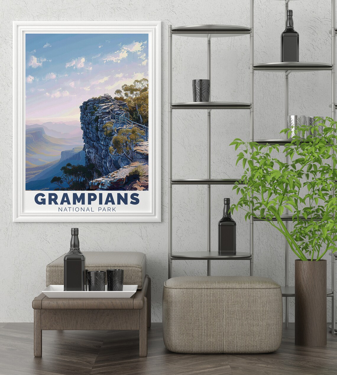 Grampians National Park The Pinnacle Lookout Ridge Walk Poster - Image 3