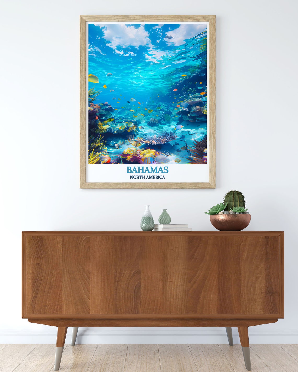 Bahamas Coral Reef Underwater Tropical Fish Exuma Cays Sea Life Poster - Image 3