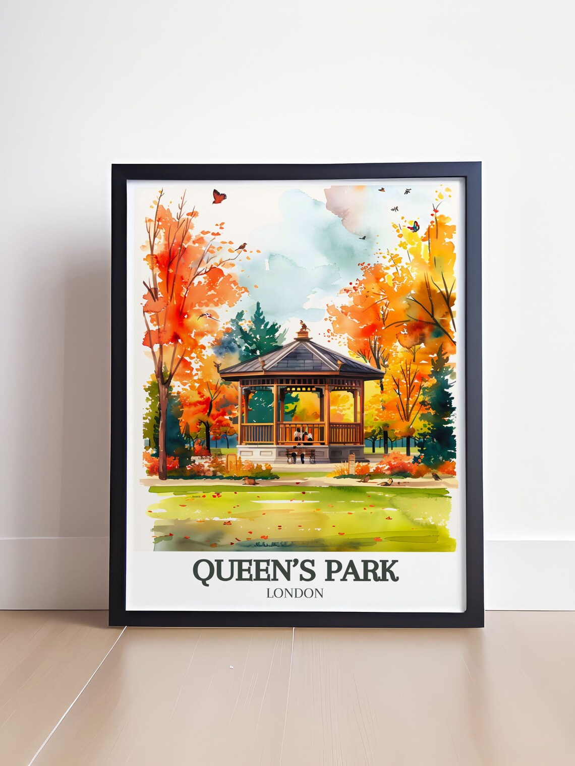 Queens Park Bandstand Travel Poster, Queens Park - Image 4