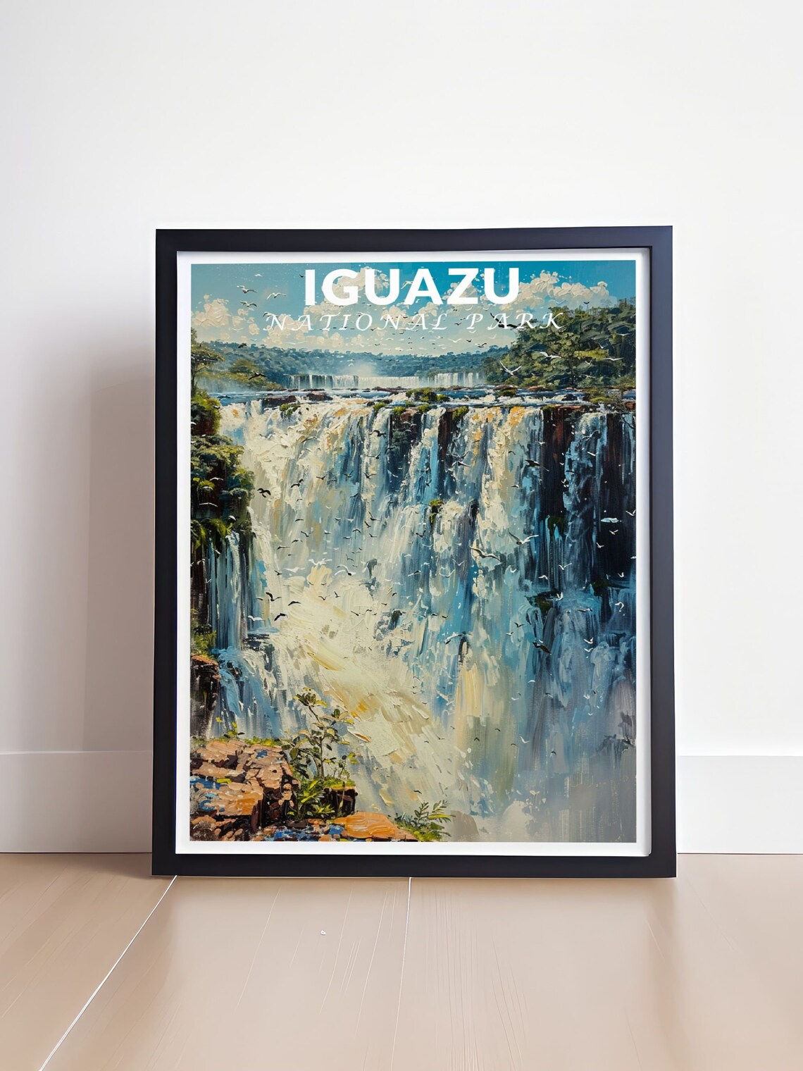 Iguazu National Park Mighty Waterfalls Panorama Travel Art Poster - Image 4