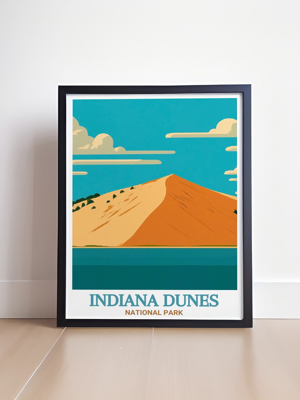 Indiana Dunes National Park Mount Baldy Sand Dune Travel Poster - Image 4