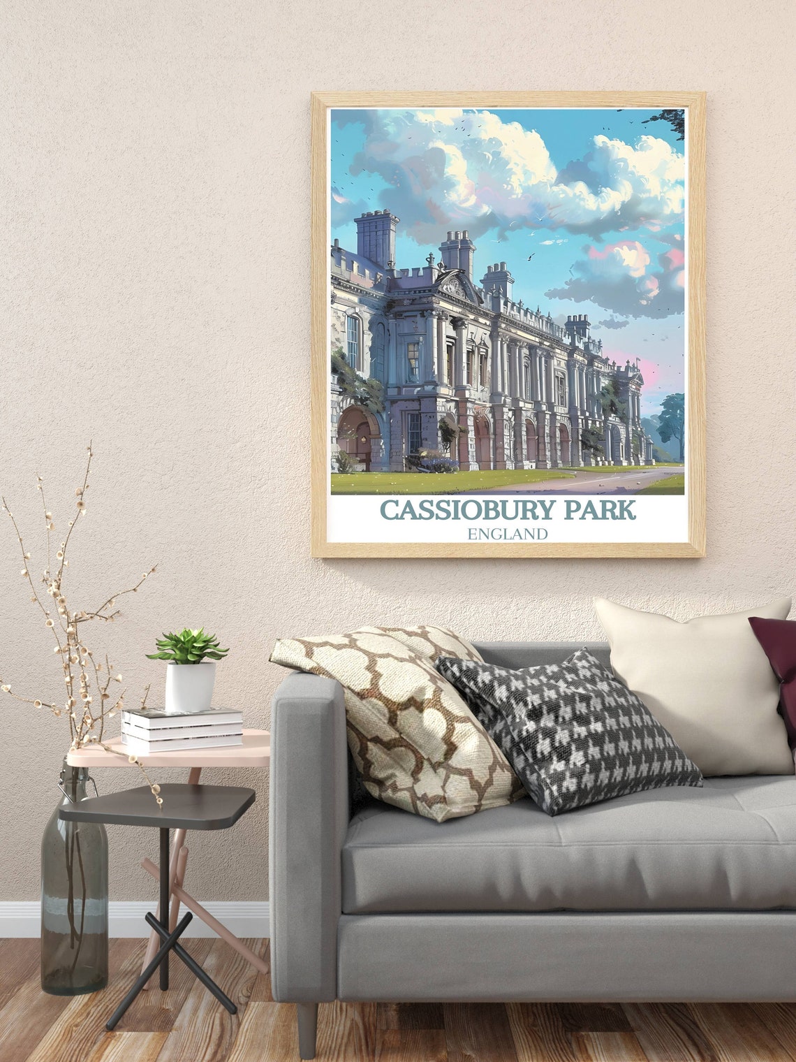 Cassiobury Park Historic Manor House Watford England Travel Poster - Image 3
