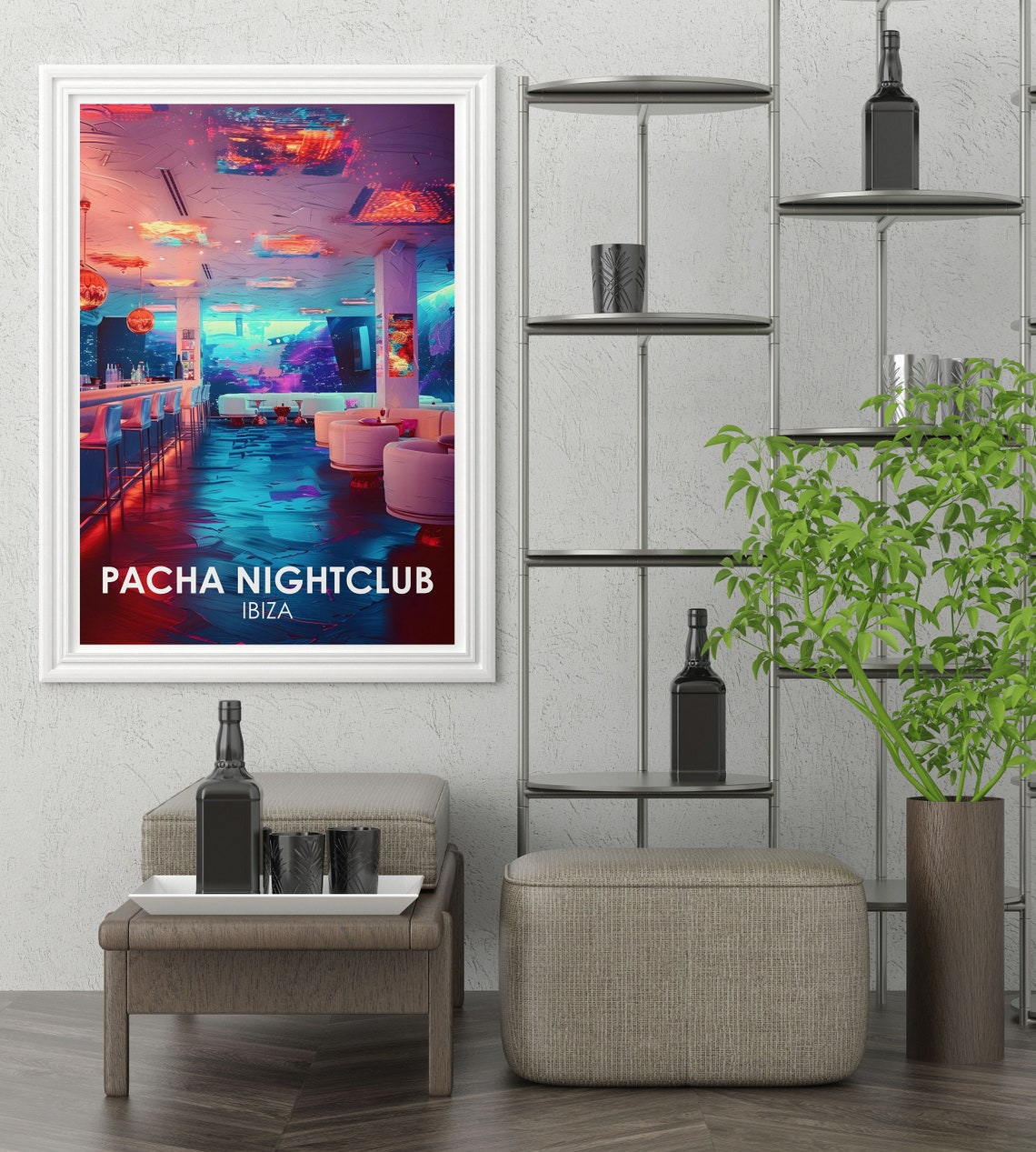 Ibiza Pacha Nightclub Vintage Poster Pacha Ibiza Poster Ibiza Clubbing Vip Experience Decor Pacha Club Vintage Travel Poster - Image 2