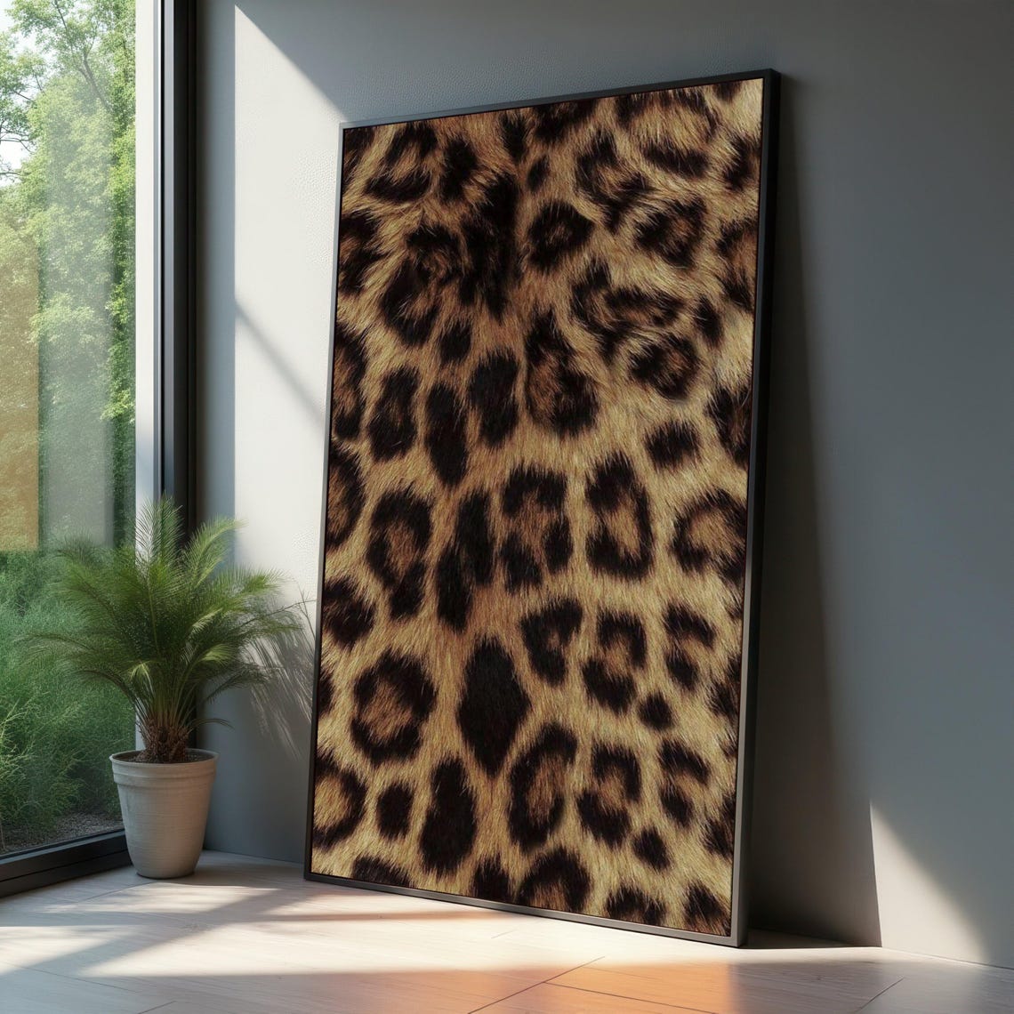 Leopard Fur Spotted Pattern Close Up Wild Safari Artwork Poster
