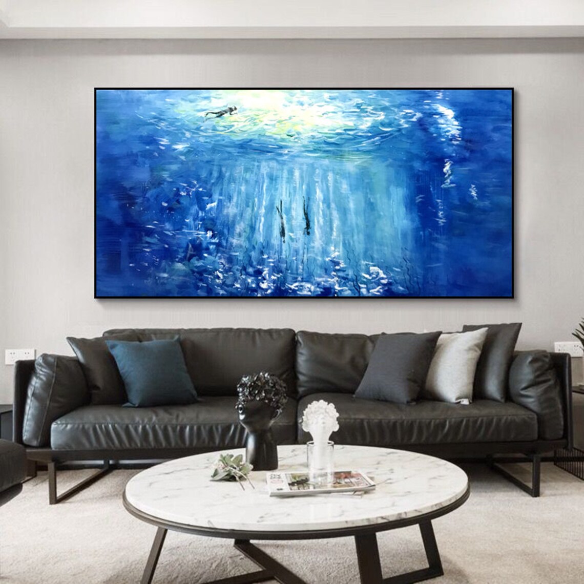 Deep Sea Exploration Oil Painting Art Print - Image 5