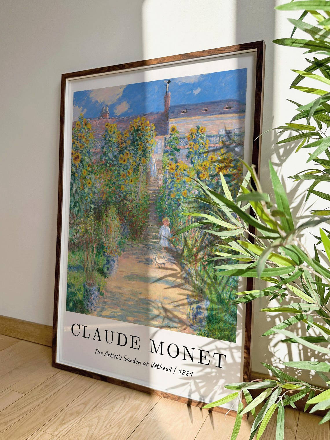 The Artist's Garden at Vétheuil - Monet Print - Image 3