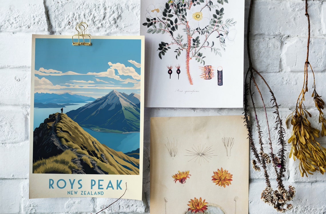 Roys Peak Travel Print New Zealand Print New Zealand Wall Art Home Decor Wedding Gift Birthday Gift Print Poster Downloads - Image 4