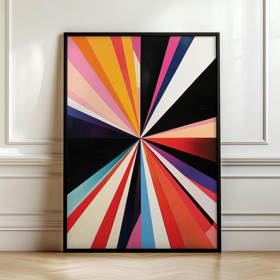Maximalist Geometric Abstract Wall Hanging Masculine Wall Art Art Hyperbeast Decor Graffiti Street