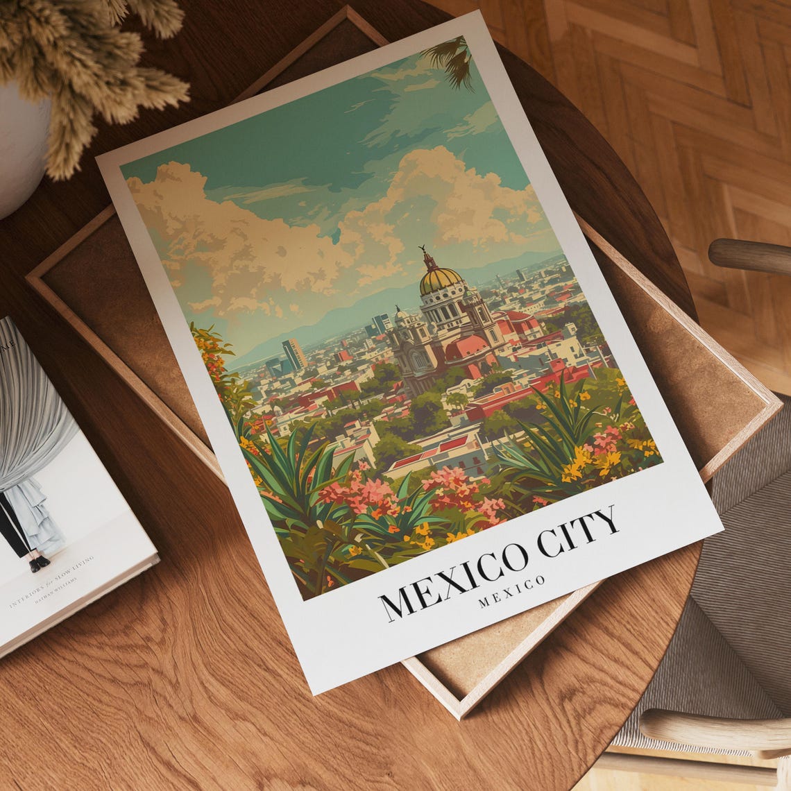 Mexico City Travel Poster, Personalized Travel Art - Image 3