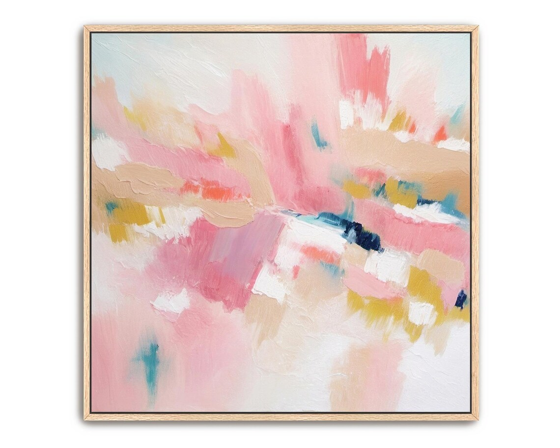 Abstract Acrylic Painting Wall Art Poster Print