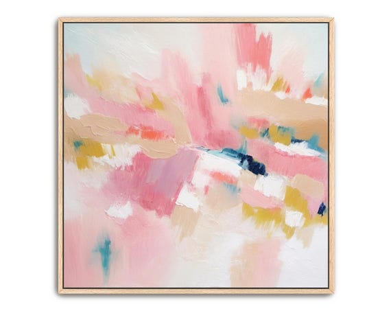 Abstract Acrylic Painting Wall Art Poster Print