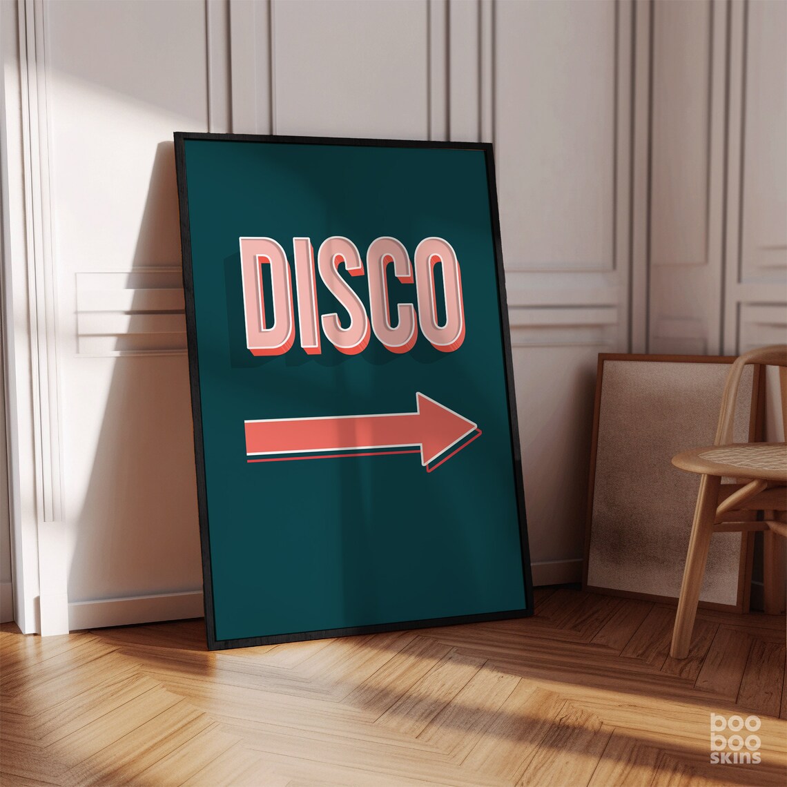 Disco Arrow Poster Print, Housewarming Gift