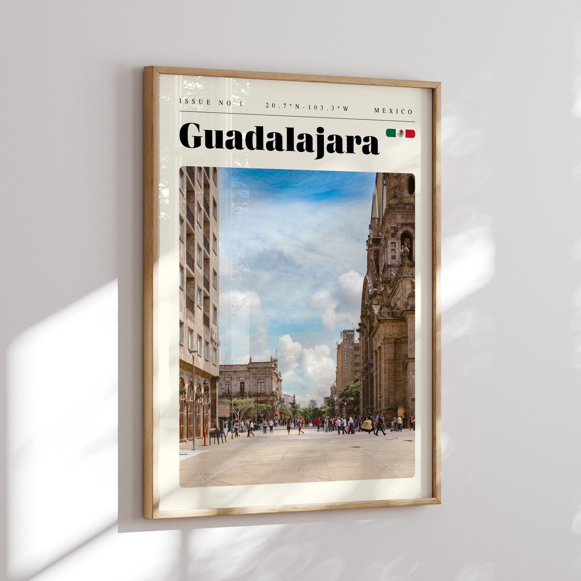 Guadalajara Mexico Historic Center Plaza Photo Travel Poster - Image 2