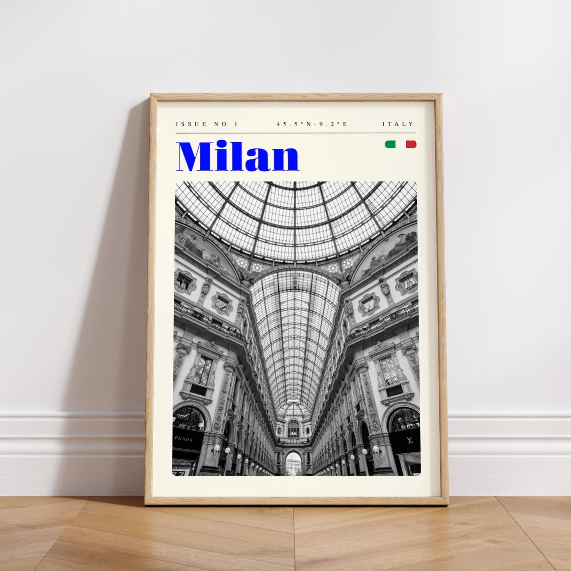 Milan Italy Galleria Vittorio Emanuele Dome Interior Photo Poster - Image 3