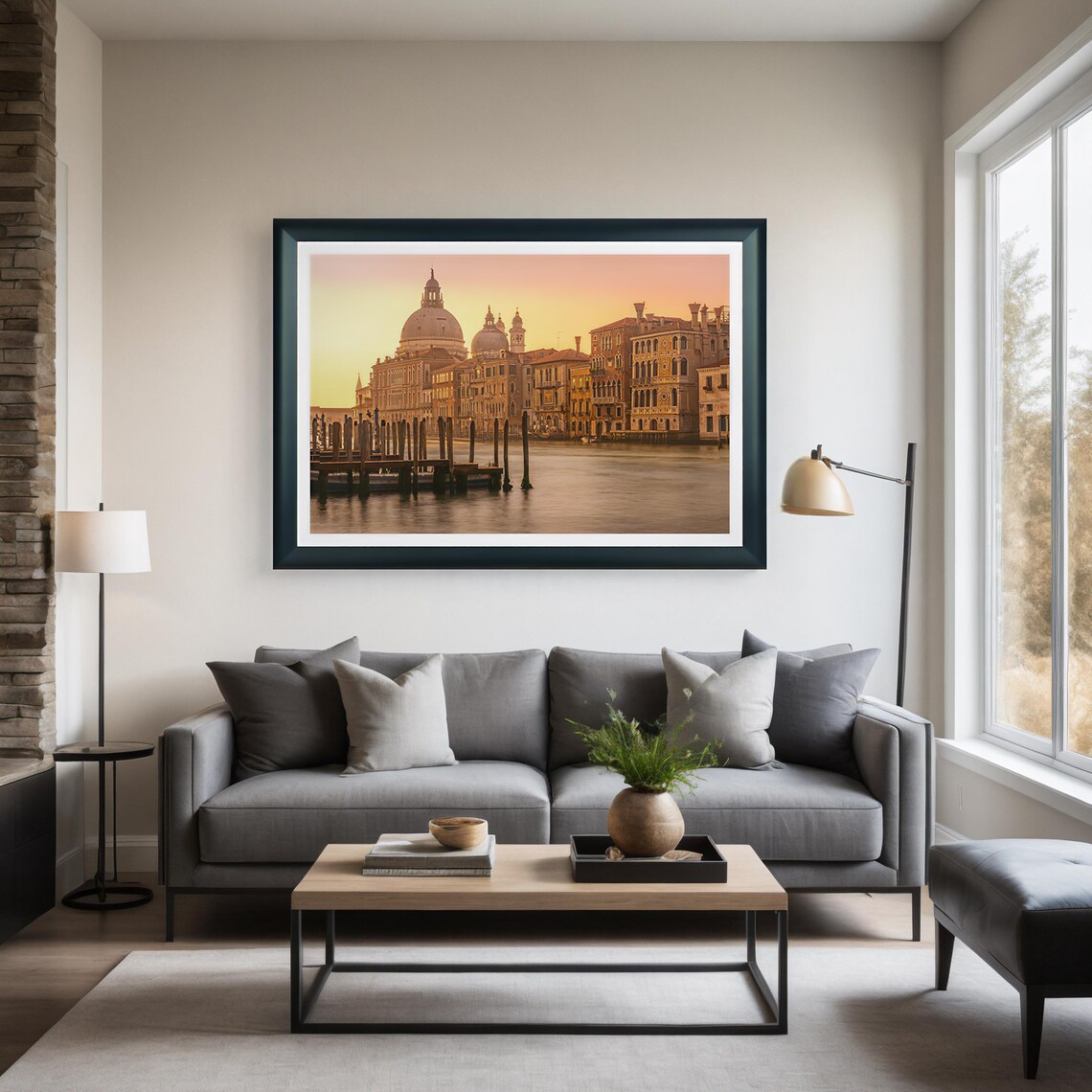 Venice Grand Canal Golden Sunrise Santa Maria Salute Italy Poster - Image 3