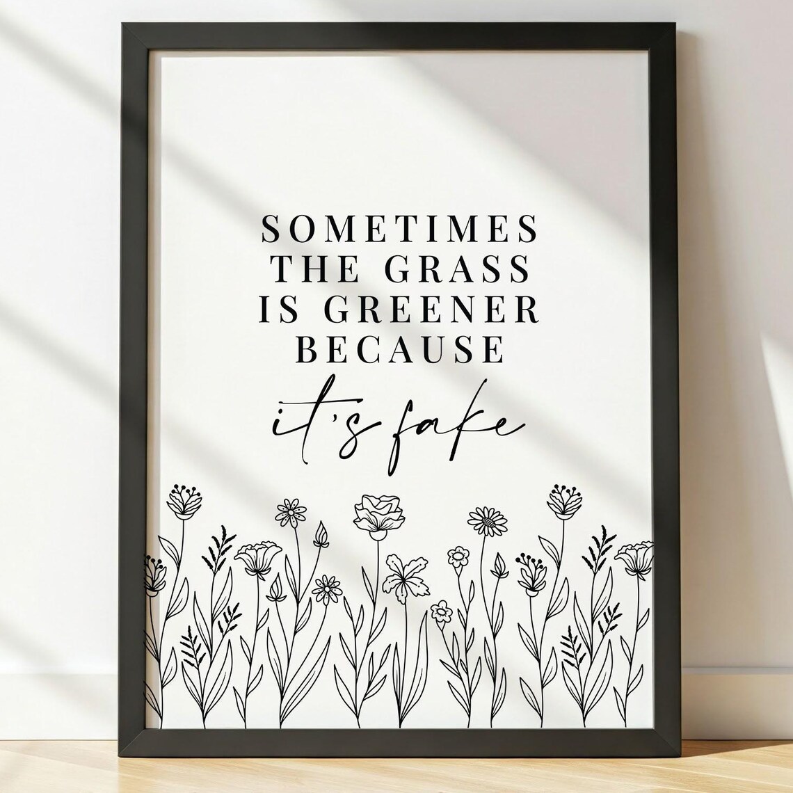 Sometimes The Grass Is Greener Because Its Fake, Housewarming Gift