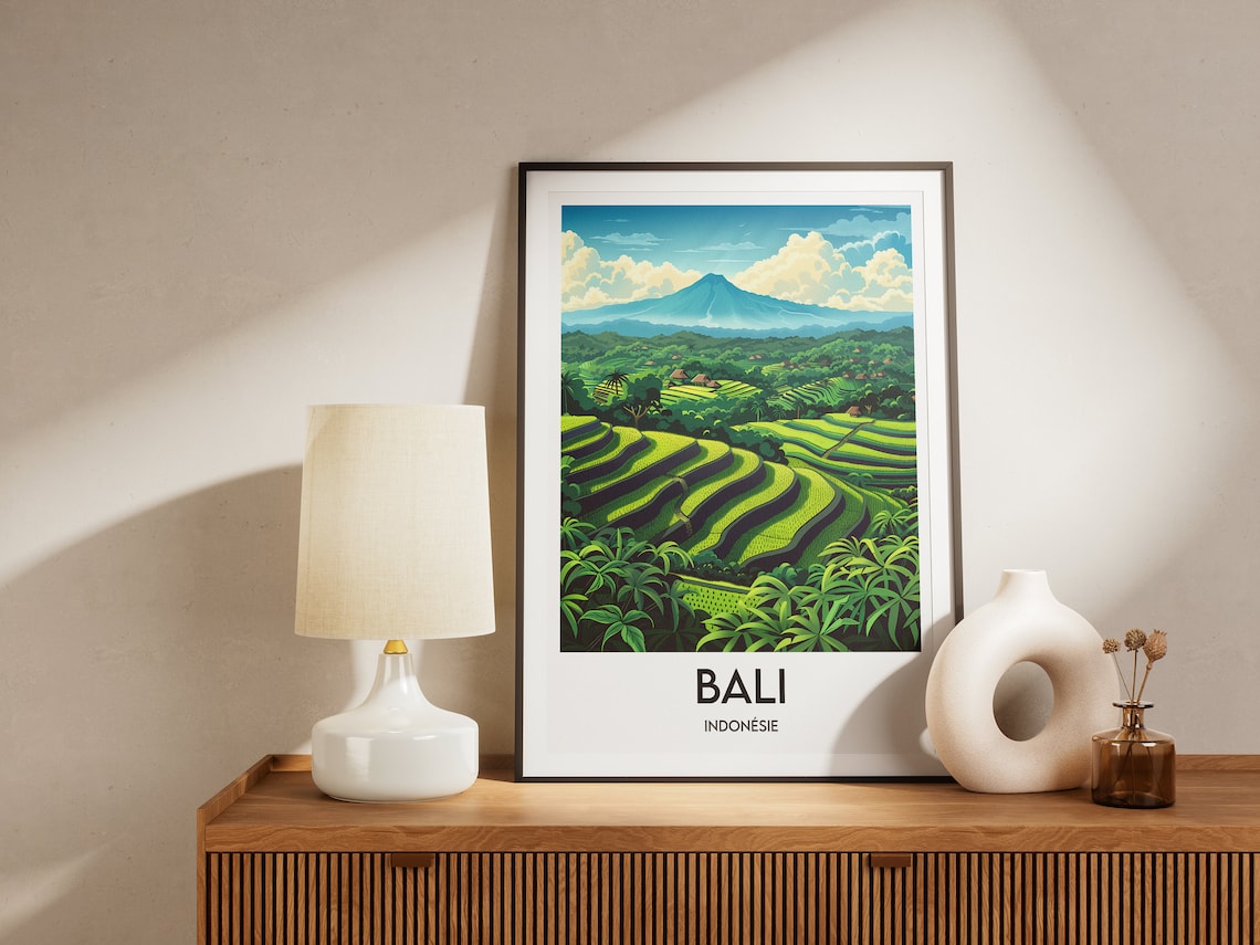 Bali Indonesia Travel Poster, Travel Poster - Image 2