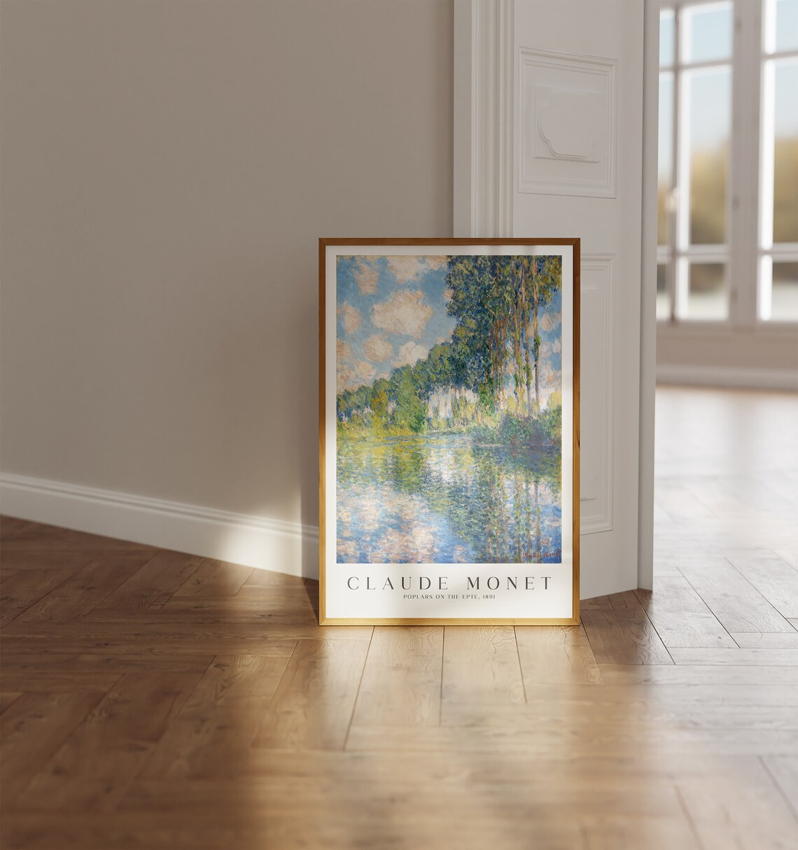 Claude Monet Poplars On The Epte Art Print - Image 2