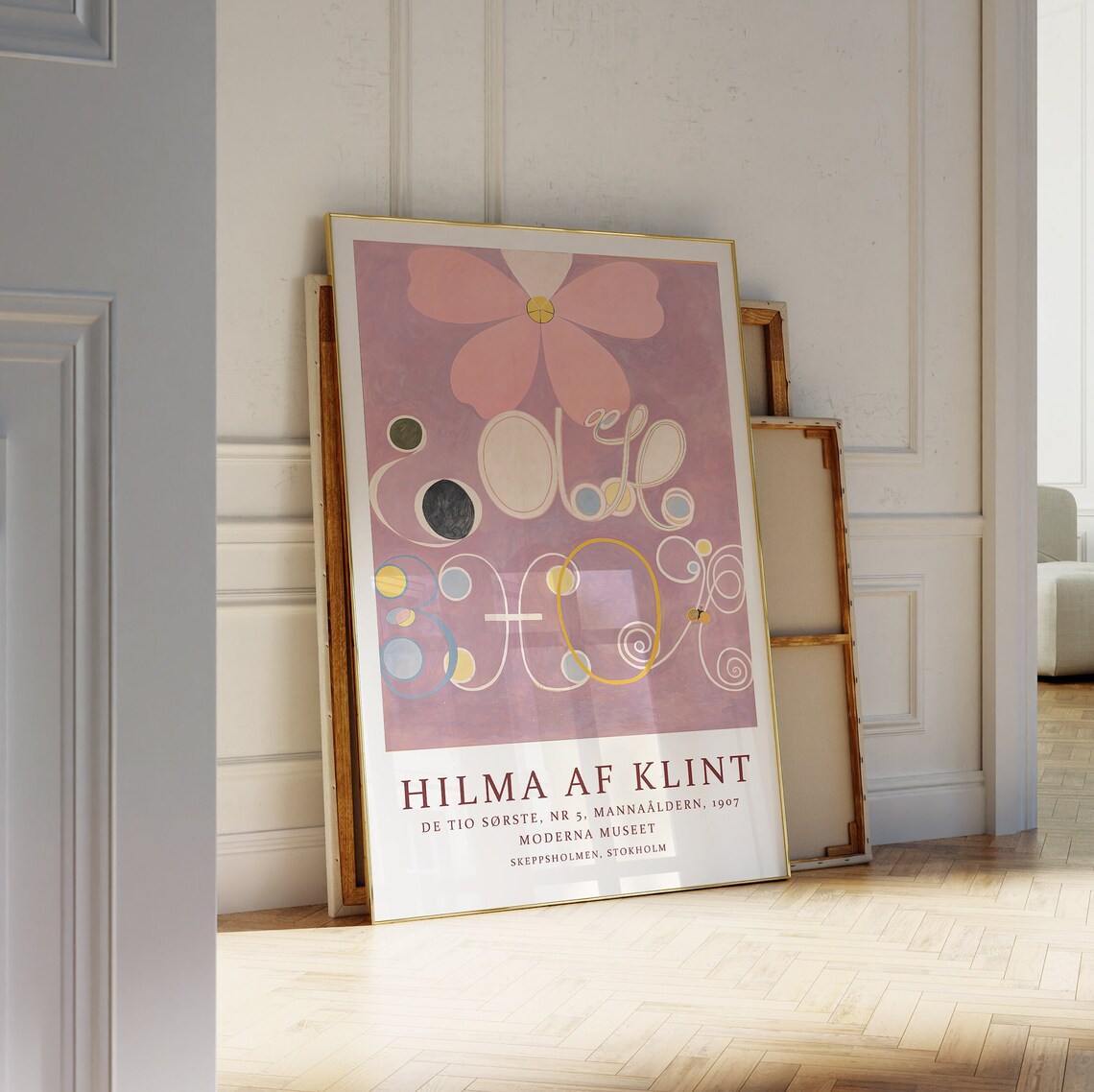 Hilma Af Klint De Tio Sorste Nr 5 Abstract Mannaaldern Poster - Image 4