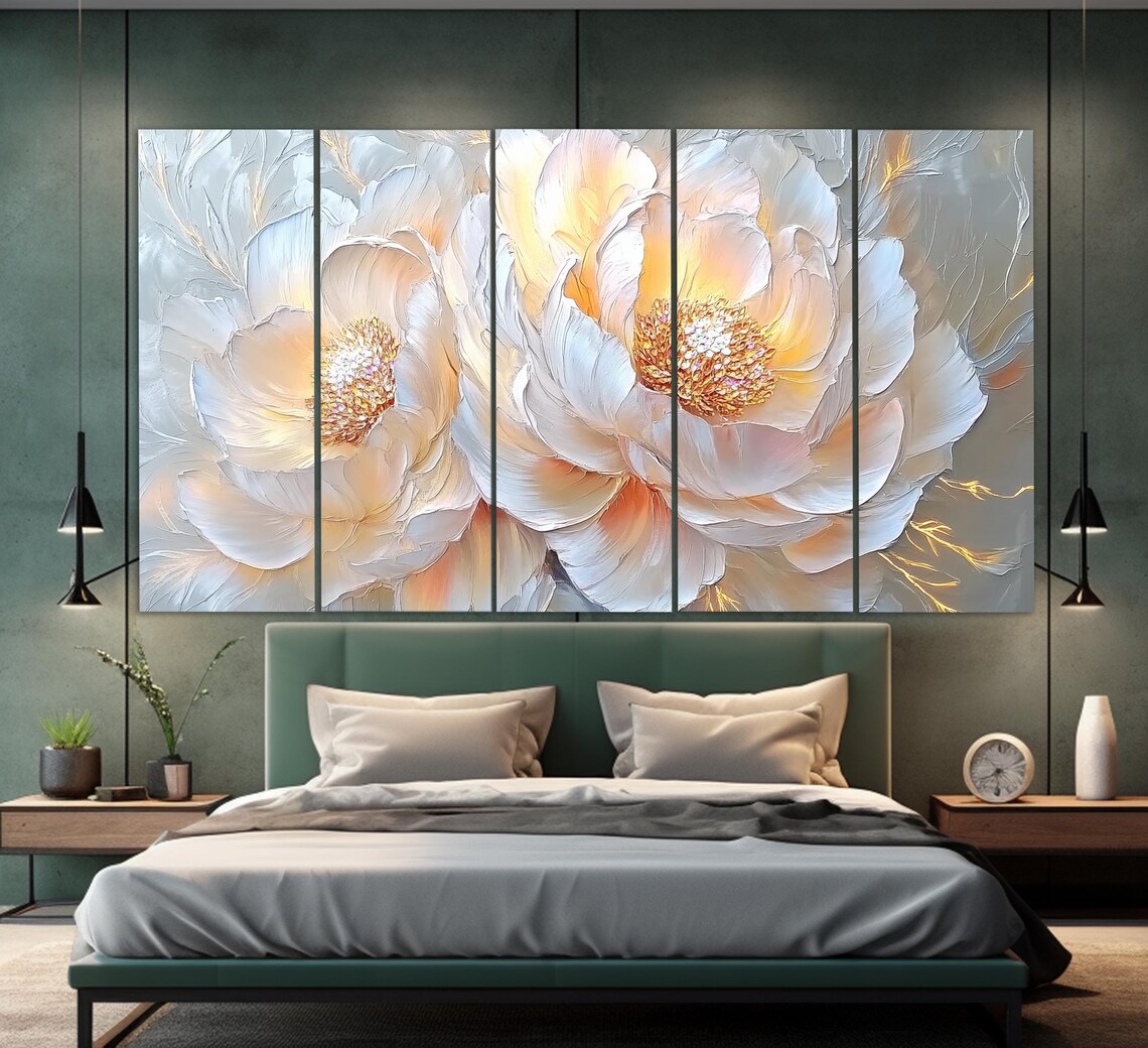 Soft Tones Peonies, Abstract Floral Art Print - Image 6
