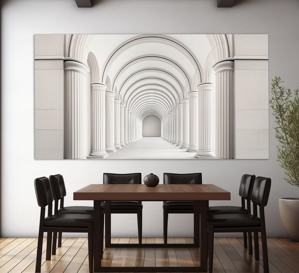 Minimalist Archway Poster, Architect Studio Decor - Image 4