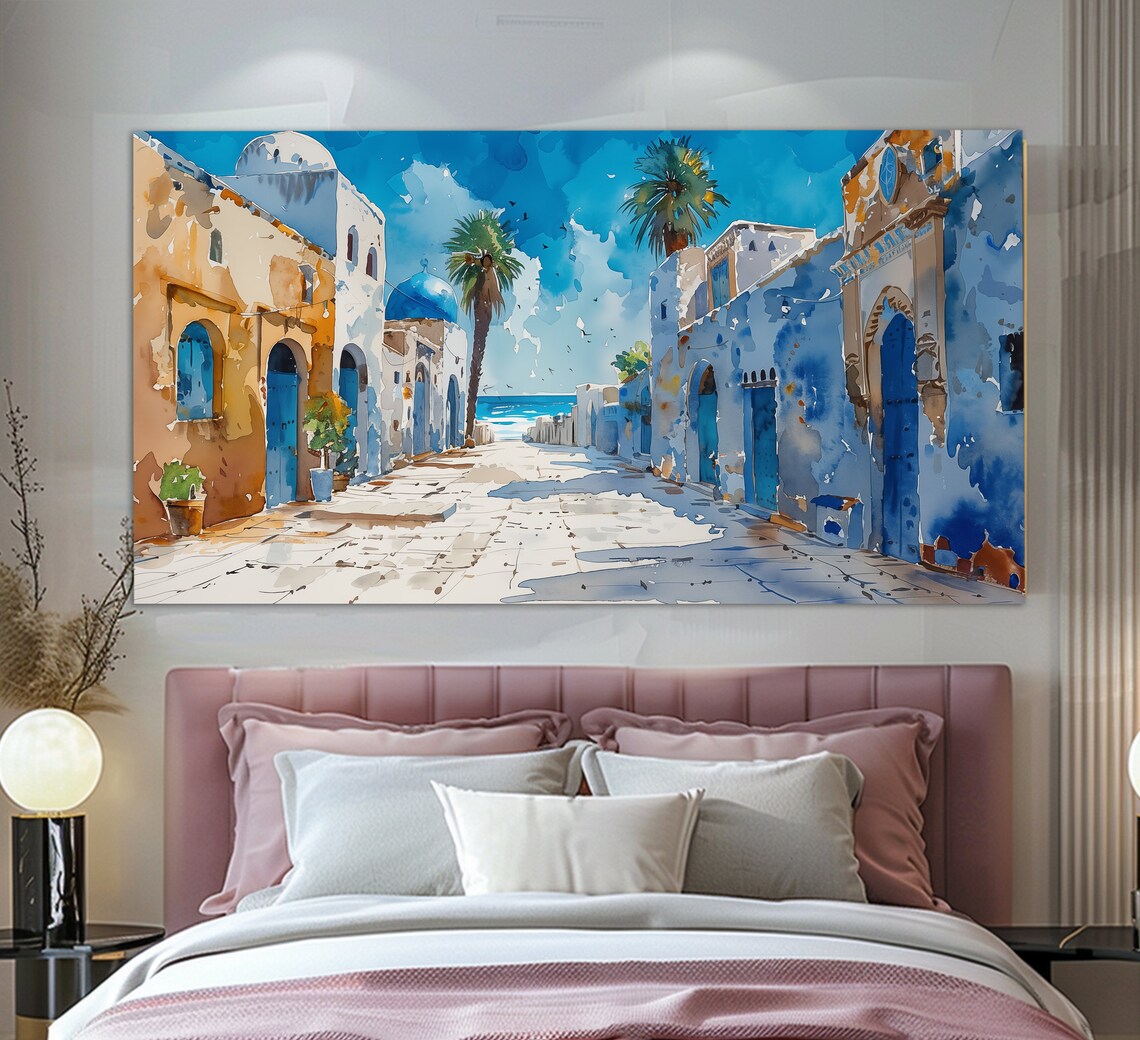 Medina Of Tunis Art Print, Tunisia Wall Decor - Image 2
